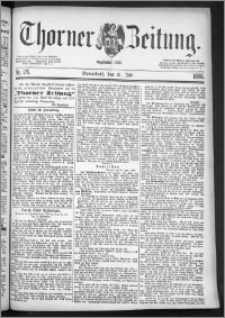 Thorner Zeitung 1886, Nro. 176