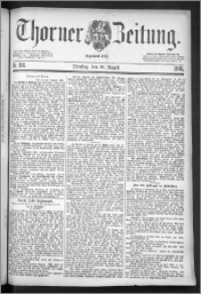 Thorner Zeitung 1886, Nro. 184