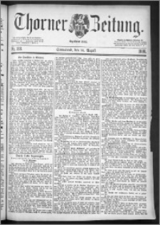 Thorner Zeitung 1886, Nro. 188