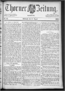 Thorner Zeitung 1886, Nro. 191