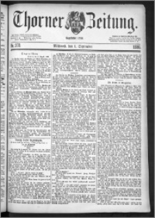 Thorner Zeitung 1886, Nro. 203