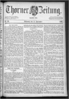 Thorner Zeitung 1886, Nro. 215