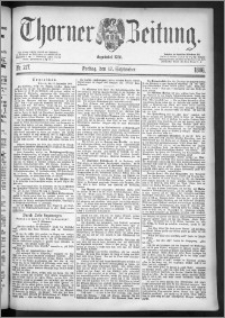 Thorner Zeitung 1886, Nro. 217