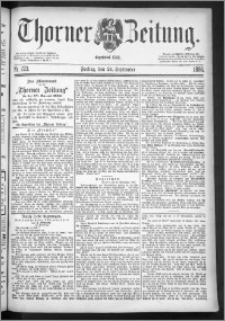 Thorner Zeitung 1886, Nro. 223