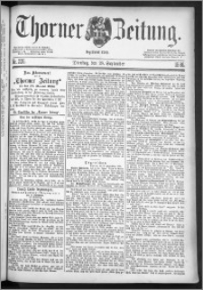 Thorner Zeitung 1886, Nro. 226