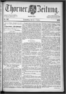 Thorner Zeitung 1886, Nro. 246