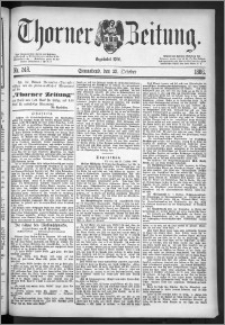 Thorner Zeitung 1886, Nro. 248