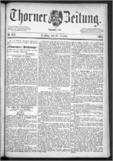 Thorner Zeitung 1886, Nro. 250