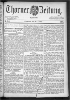 Thorner Zeitung 1886, Nro. 254