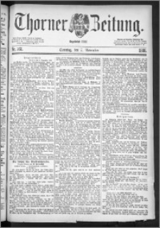 Thorner Zeitung 1886, Nro. 261