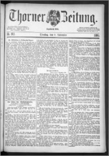 Thorner Zeitung 1886, Nro. 262