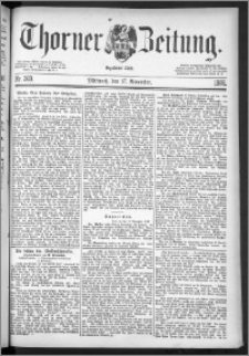 Thorner Zeitung 1886, Nro. 269