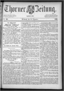 Thorner Zeitung 1886, Nro. 299