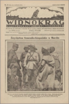 Widnokrąg : ilustrowany kurier tygodniowy, 1925.10.10 nr 18