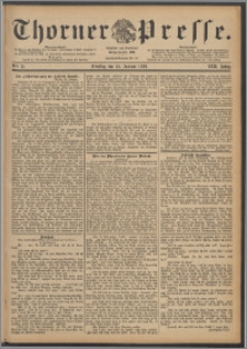 Thorner Presse 1890, Jg. VIII, Nro. 11 + Extrablatt