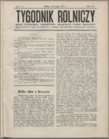 Tygodnik Rolniczy 1931, R. 15 nr 7/8