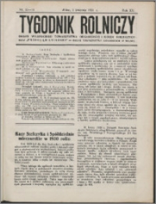 Tygodnik Rolniczy 1931, R. 15 nr 13/14