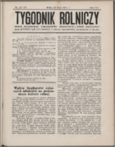 Tygodnik Rolniczy 1931, R. 15 nr 27/28