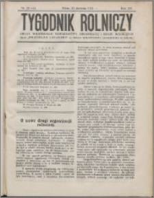 Tygodnik Rolniczy 1931, R. 15 nr 31/32