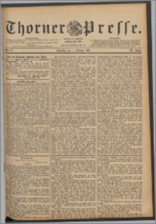 Thorner Presse 1891, Jg. IX, Nro. 27 + Beilage