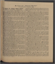 Thorner Presse: 4 Klasse 185. Königl. Preuß. Lotterie 3 Dezember 1891 15. Tag