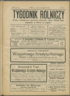 Tygodnik Rolniczy 1914, R. 4 nr 44/45