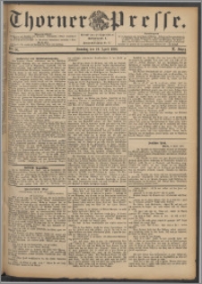 Thorner Presse 1892, Jg. X, Nro. 86 + Beilage