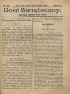 Gość Świąteczny 1906.07.22 R. XII nr 29