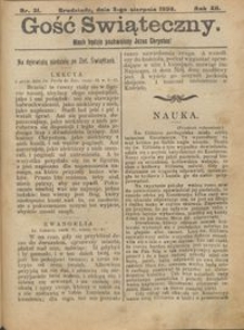 Gość Świąteczny 1906.08.05 R. XII nr 31