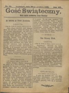 Gość Świąteczny 1906.12.30 R. XIII nr 52