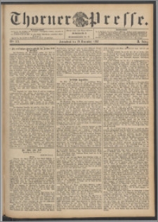 Thorner Presse 1892, Jg. X, Nro. 272 + Beilagenwerbung