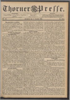 Thorner Presse 1892, Jg. X, Nro. 302 + Beilage