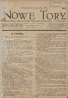 Nowe Tory : Niezawisły Organ Polityczno Społeczny i Literacki 1921.02.26 R.2 nr 9