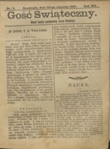 Gość Świąteczny 1907.01.20 R. XIV nr 3