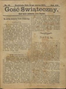 Gość Świąteczny 1907.03.24 R. XIV nr 12