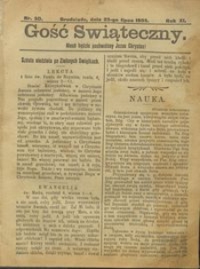 Gość Świąteczny 1905.07.23 R. XI nr 30