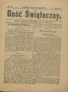 Gość Świąteczny 1909.05.09 R. XV nr 19