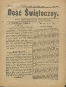 Gość Świąteczny 1909.05.23 R. XV nr 21