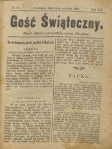 Gość Świąteczny 1907.09.15 R. XIV nr 37