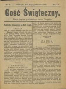 Gość Świąteczny 1907.10.20 R. XIV nr 42