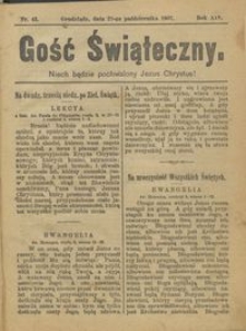 Gość Świąteczny 1907.10.27 R. XIV nr 43