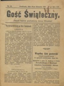 Gość Świąteczny 1907.11.10 R. XIV nr 45