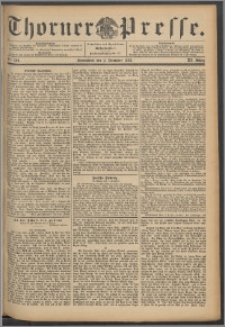Thorner Presse 1893, Jg. XI, Nro. 289