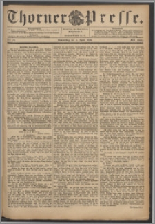 Thorner Presse 1894, Jg. XII, Nro. 78 + Beilage