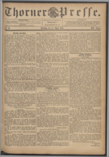 Thorner Presse 1894, Jg. XII, Nro. 88 + Beilage