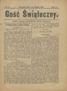 Gość Świąteczny 1909.08.01 R. XV nr 31