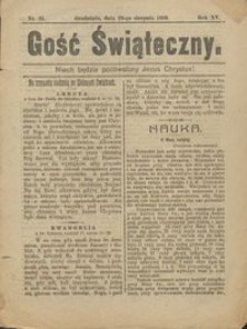 Gość Świąteczny 1909.08.29 R. XV nr 35