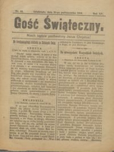 Gość Świąteczny 1909.10.31 R. XV nr 44