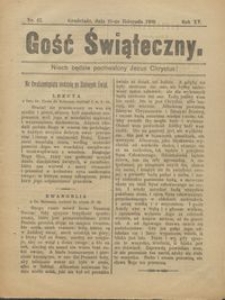 Gość Świąteczny 1909.11.21 R. XV nr 47