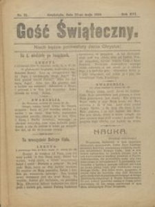 Gość Świąteczny 1910.05.22 R. XVI nr 21